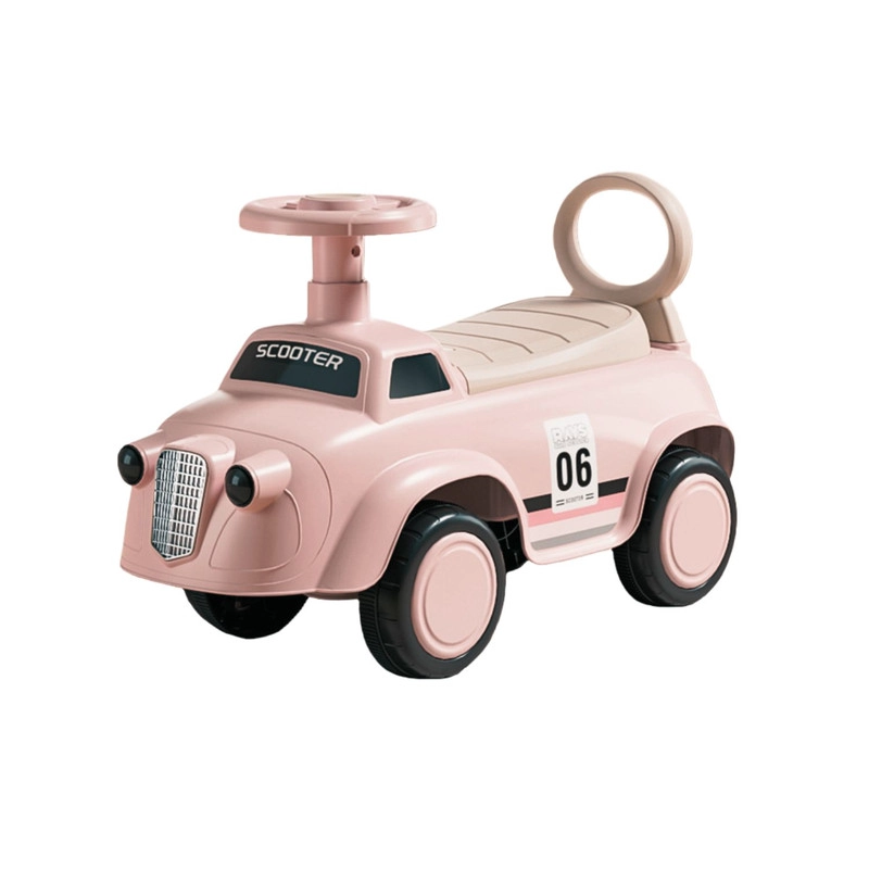 ANDADOR CORREPASILLOS COCHE INFANTIL CON MUSICA ROSA - 1