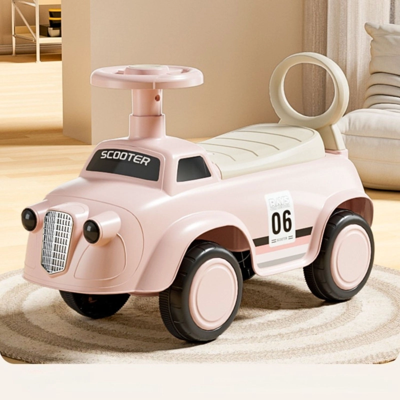 ANDADOR CORREPASILLOS COCHE INFANTIL CON MUSICA ROSA - 2