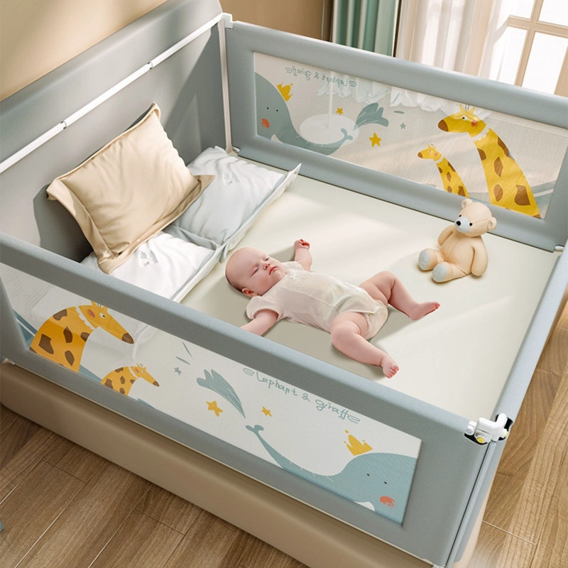 BARANDA AJUSTABLE SEGURIDAD BEBE ABATIBLE AJUSTABLE 1.5M JIRAFA - 3