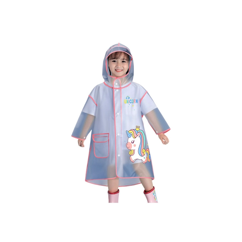 CAPA IMPERMEABLE PARA NIÑOS EXTRA RESISTENTE PARA LLUVIA Y VIENTO M UNICORNIO - 1