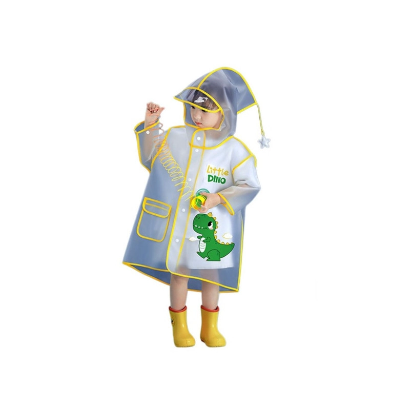CAPA IMPERMEABLE PARA NIÑOS EXTRA RESISTENTE PARA LLUVIA Y VIENTO M DINO - 1