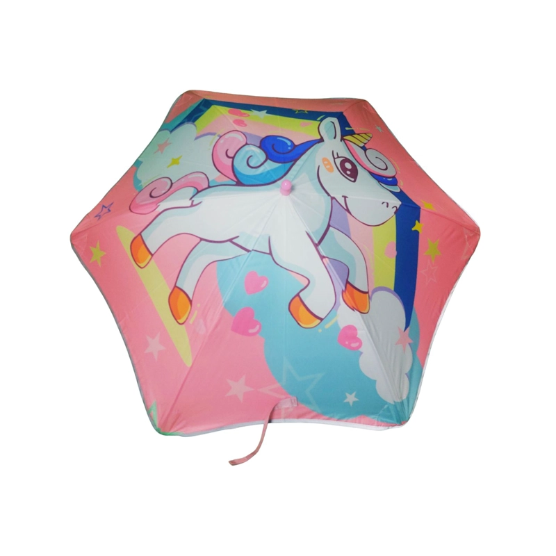 PARAGUAS SOMBRILLA INFANTIL PARA LLUVIA Y SOL ULTRA RESISTENTE UNICORNIO - 2