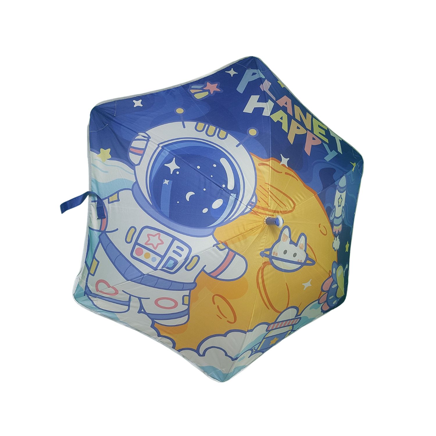 PARAGUAS SOMBRILLA INFANTIL PARA LLUVIA Y SOL ULTRA RESISTENTE ASTRONAUTA - 2