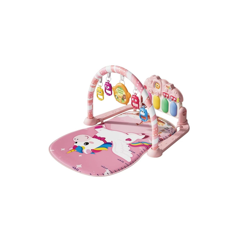 ALFOMBRA GIMNASIO MUSICAL CON PIANO PARA BEBE UNICORNIO - 1