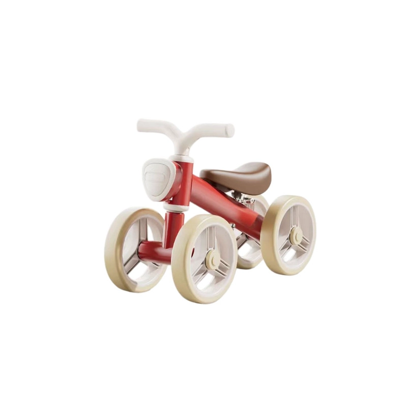 ANDADOR CORREPASILLOS 4 RUEDAS DE EQUILIBRIO PREMIUM CON LUZ Y MUSICA ROJO - 1