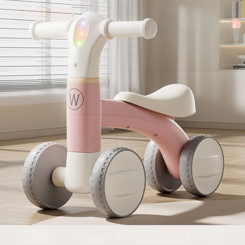 ANDADOR CORREPASILLOS INFANTIL DE EQUILIBRIO CON MUSICA Y LUCES ROSA - 2