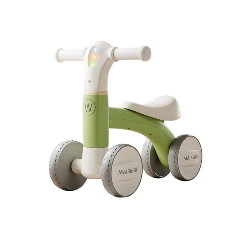 ANDADOR CORREPASILLOS INFANTIL DE EQUILIBRIO CON MUSICA Y LUCES VERDE - 1