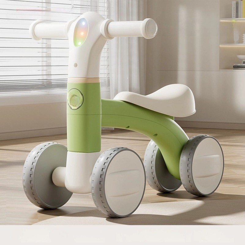ANDADOR CORREPASILLOS INFANTIL DE EQUILIBRIO CON MUSICA Y LUCES VERDE - 2
