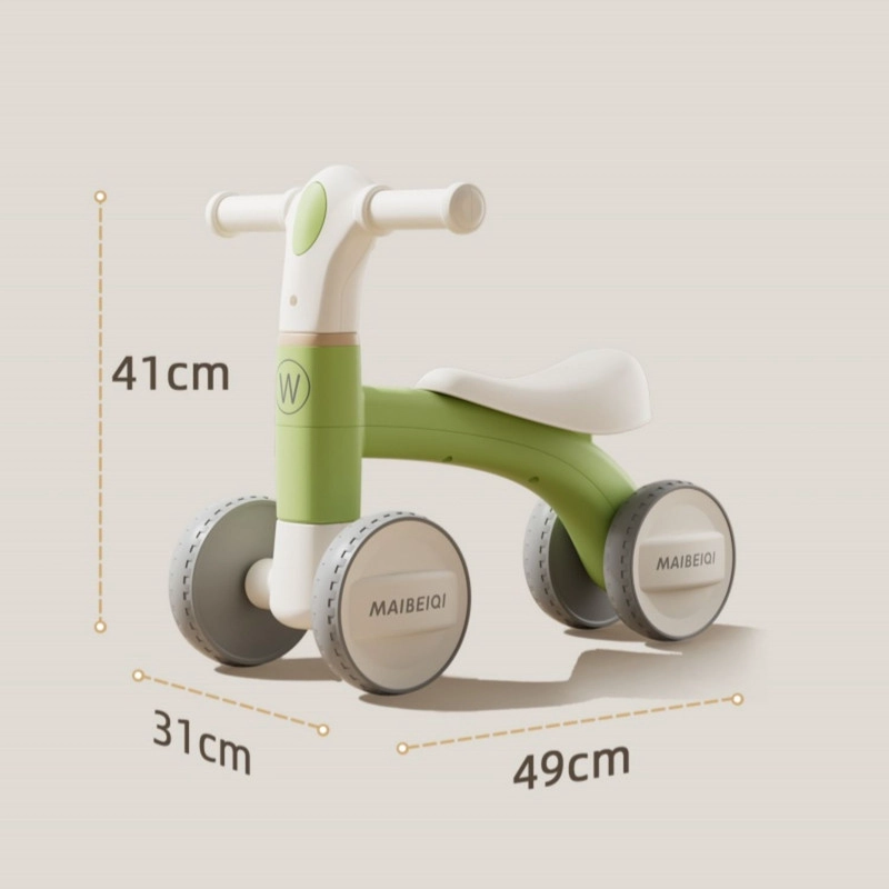 ANDADOR CORREPASILLOS INFANTIL DE EQUILIBRIO CON MUSICA Y LUCES VERDE - 5