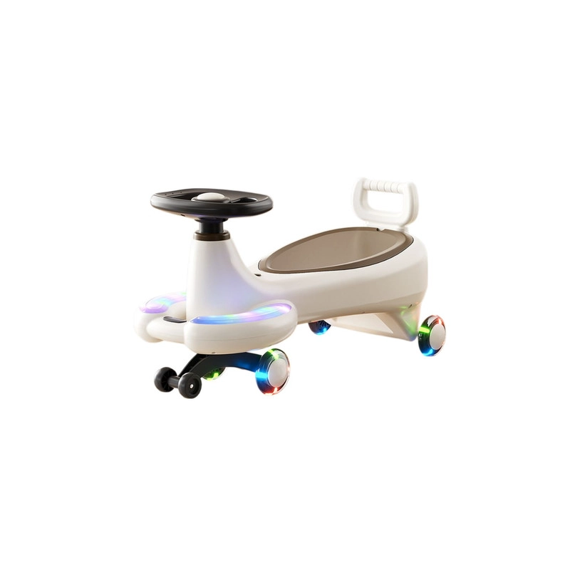 ANDADOR GIRO MAX TWIST CAR CORREPASILLOS CON MUSICA Y LUCES LED CAFE - 1