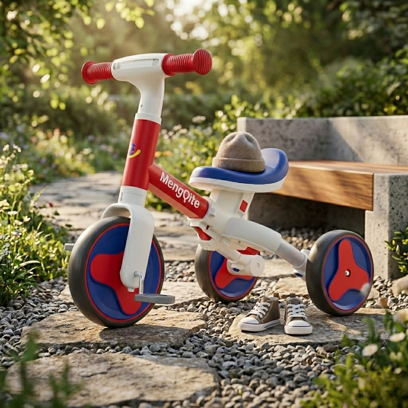 TRICICLO ANDADOR BICICLETA DE EQUILIBRIO 3 EN 1 PARA NIÑOS - 4