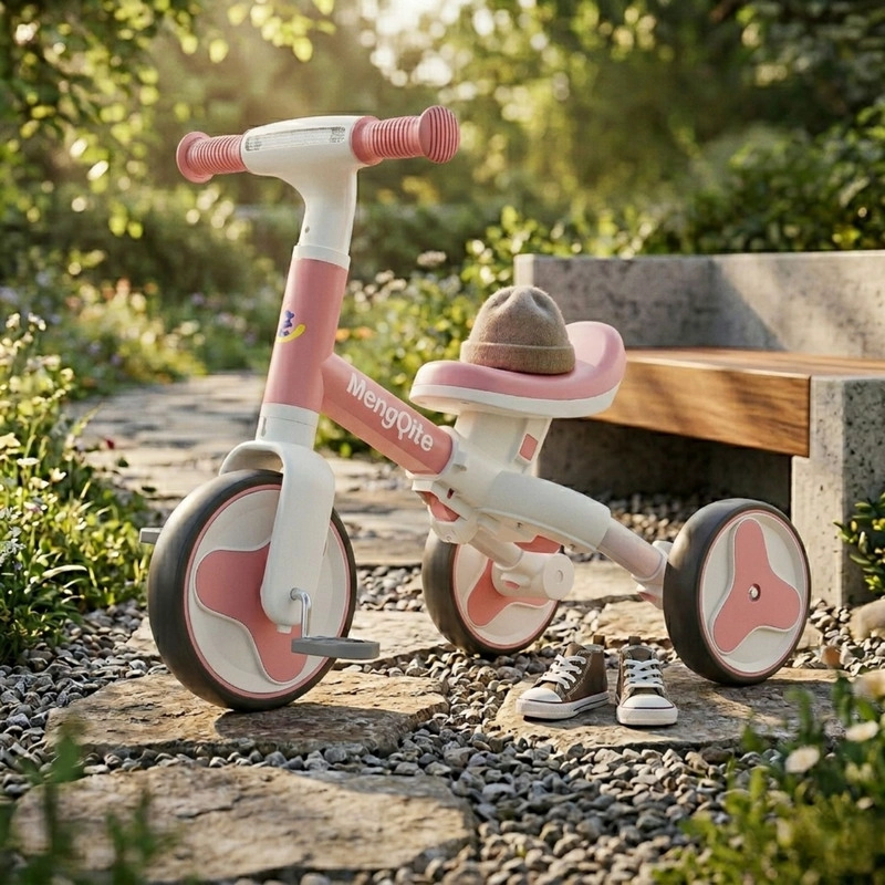 TRICICLO ANDADOR BICICLETA DE EQUILIBRIO 3 EN 1 PARA NIÑOS - 4