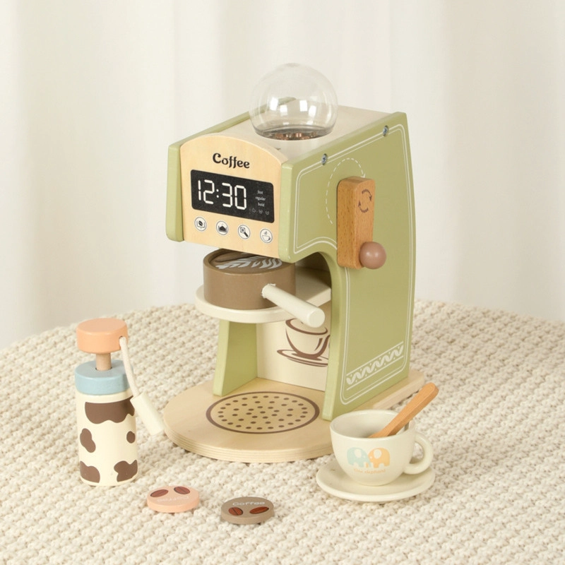 JUGUETE CAFETERA CON ACCESORIOS PARA NIÑOS EN MADERA - 3