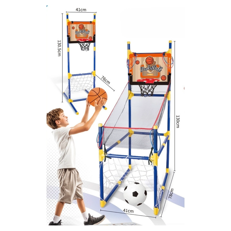 SET DE JUEGOS BALONCESTO Y FUTBOL INFANTIL INTERIOR Y EXTERIOR - 2