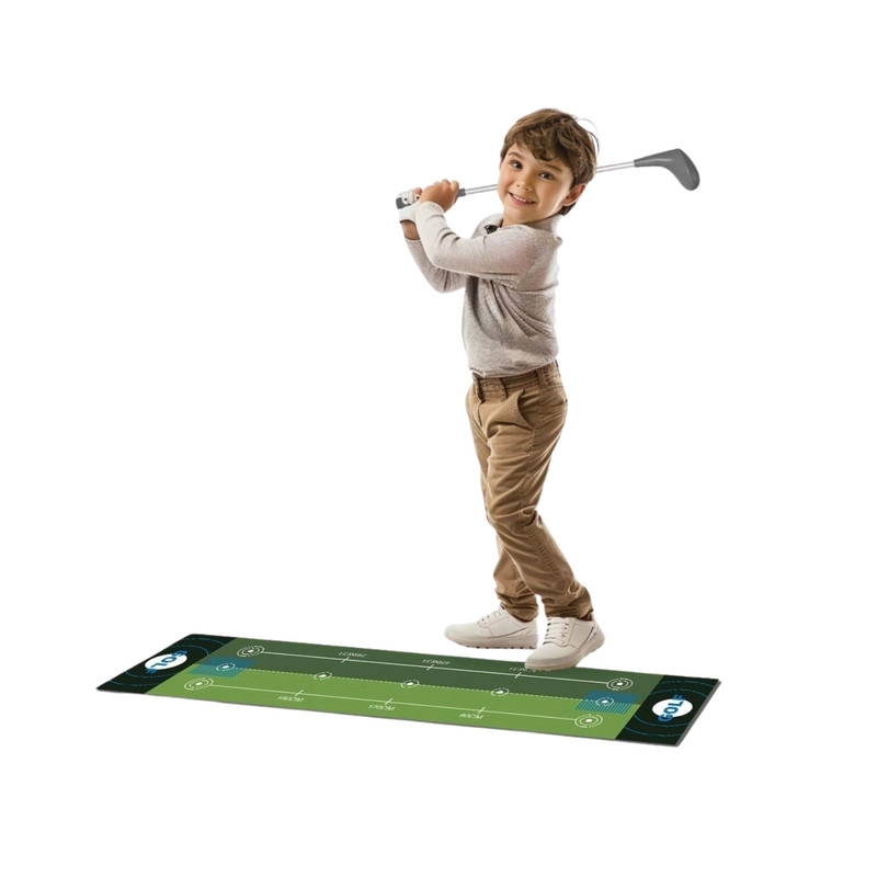 SET DE GOLF PARA NINOS CON ALFOMBRA DE PRACTICA Y PALO
