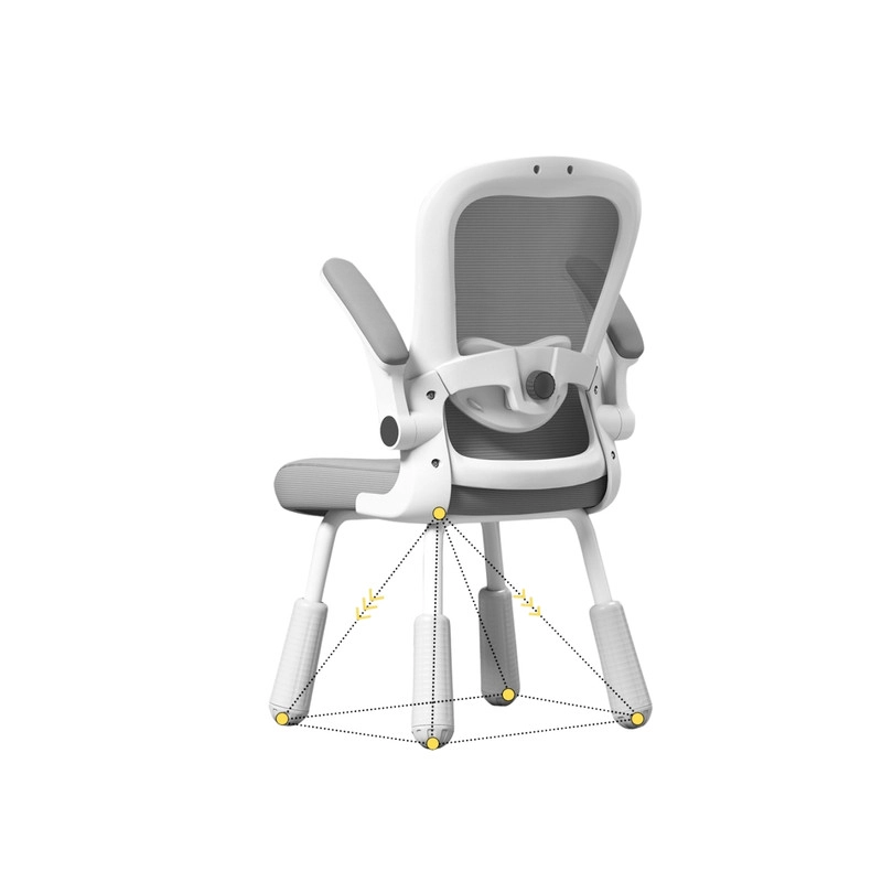 SILLA ESCRITORIO ERGONOMICA CON APOYABRAZOS Y ALTURA AJUSTABLES OFICINA HOGAR NIÑOS Y ADULTOS - 2