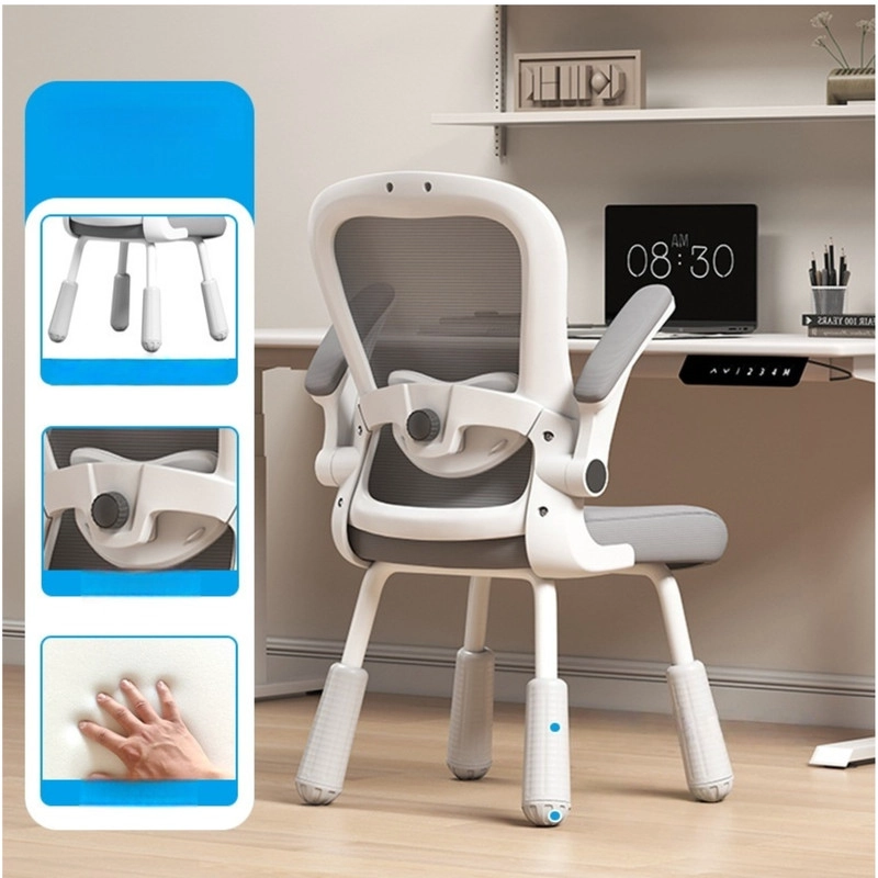 SILLA ESCRITORIO ERGONOMICA CON APOYABRAZOS Y ALTURA AJUSTABLES OFICINA HOGAR NIÑOS Y ADULTOS - 3