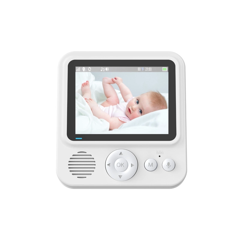 MONITOR VIDEO 2,8 PULGADAS CON VISION NOCTURNA, SENSOR TEMPERATURA Y MICROFONO - 7
