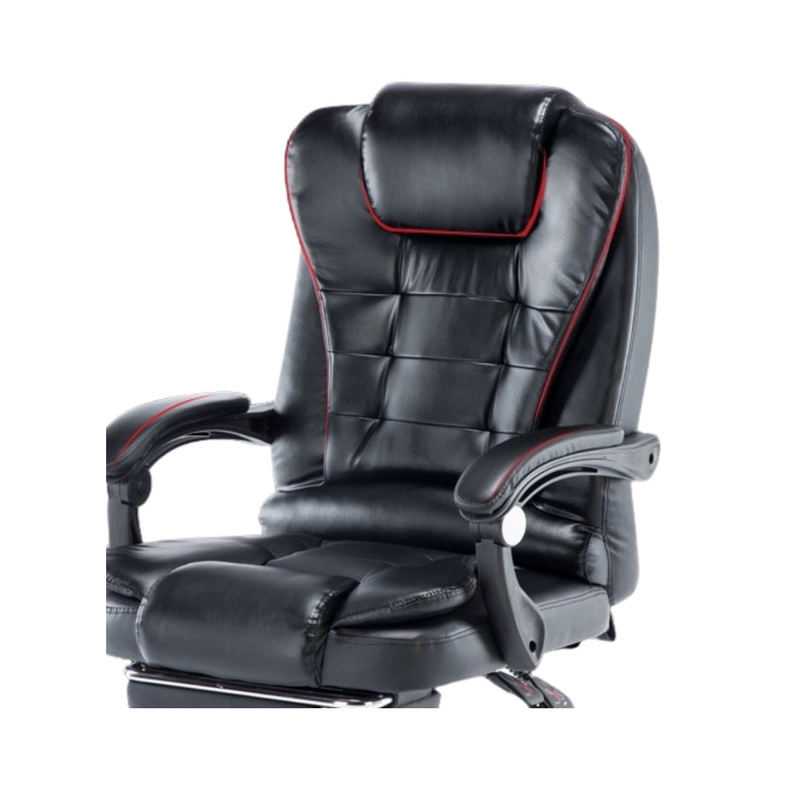 SILLA EJECUTIVA ERGONOMICA CON MASAJE Y REPOSAPIE S, DE ECO CUERO - 4