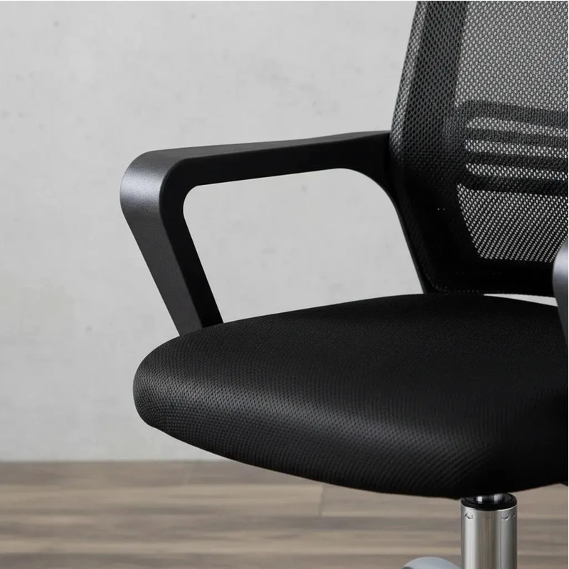 SILLA EJECUTIVA ERGONOMICA DE OFICINA CON APOYABRAZOS Y MALLA TRANSPIRABLE - 3