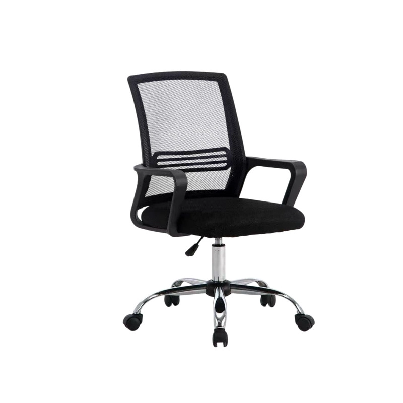 SILLA EJECUTIVA ERGONOMICA DE OFICINA CON APOYABRAZOS Y MALLA TRANSPIRABLE - 4