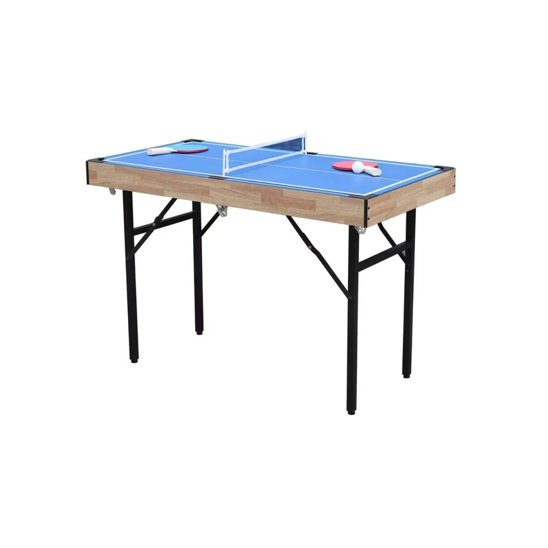 MESA MULTI MINI JUEGOS 6 EN 1 TACA TACA, PING PONG, POOLINA Y OTROS - 3