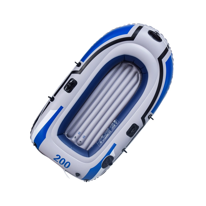 BOTE INFLABLE PARA 2 PERSONAS CON REMOS Y BOMBA DE AIRE MANUAL - 4