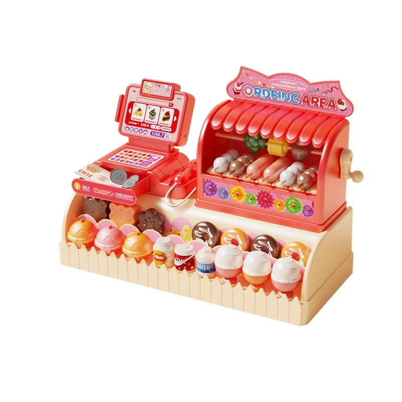 SET JUEGO DE SUPERMERCADO INFANTIL 71 PIEZAS ROJO - 1
