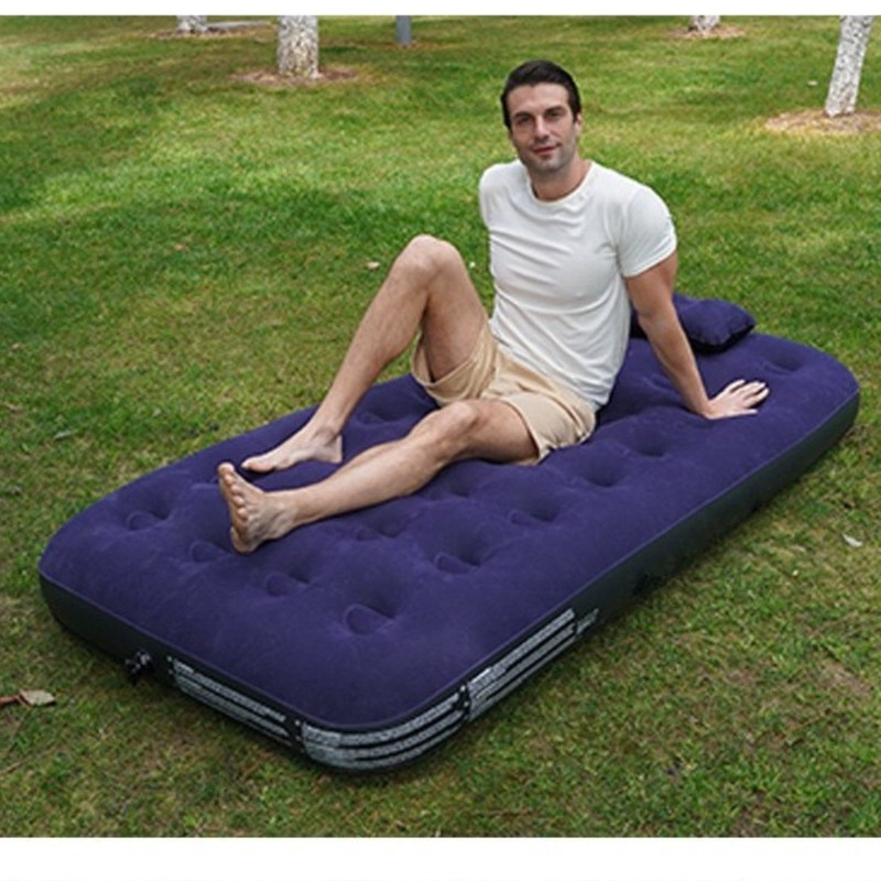 SET COLCHON INFLABLE DE 1 PLAZA CON INFLADOR 12V - 4
