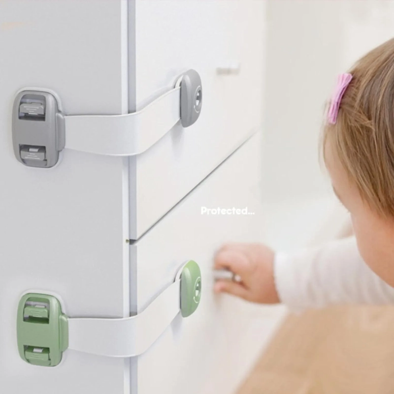 PACK 5 SEGUROS MULTIUSOS BEBE S NIÑOS PARA CAJONES Y MUEBLES - 3
