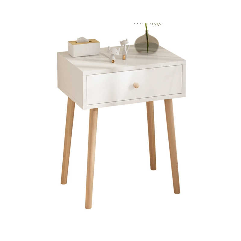 VELADOR CON CAJON MODERO Y ELEGANTE TIRADOR DE MADERA - 3
