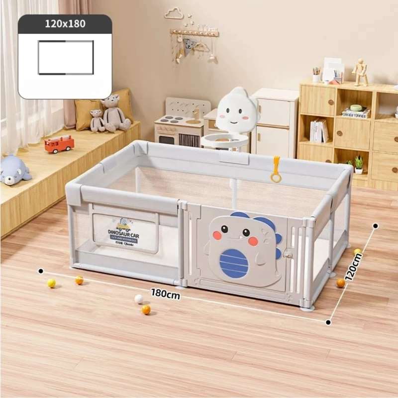 CORRAL GIMNASIO DE JUEGO BEBE  CON ALFOMBRA, PIZARRA Y ACCESORIOS INTERACTIVOS 180 DINO - 3