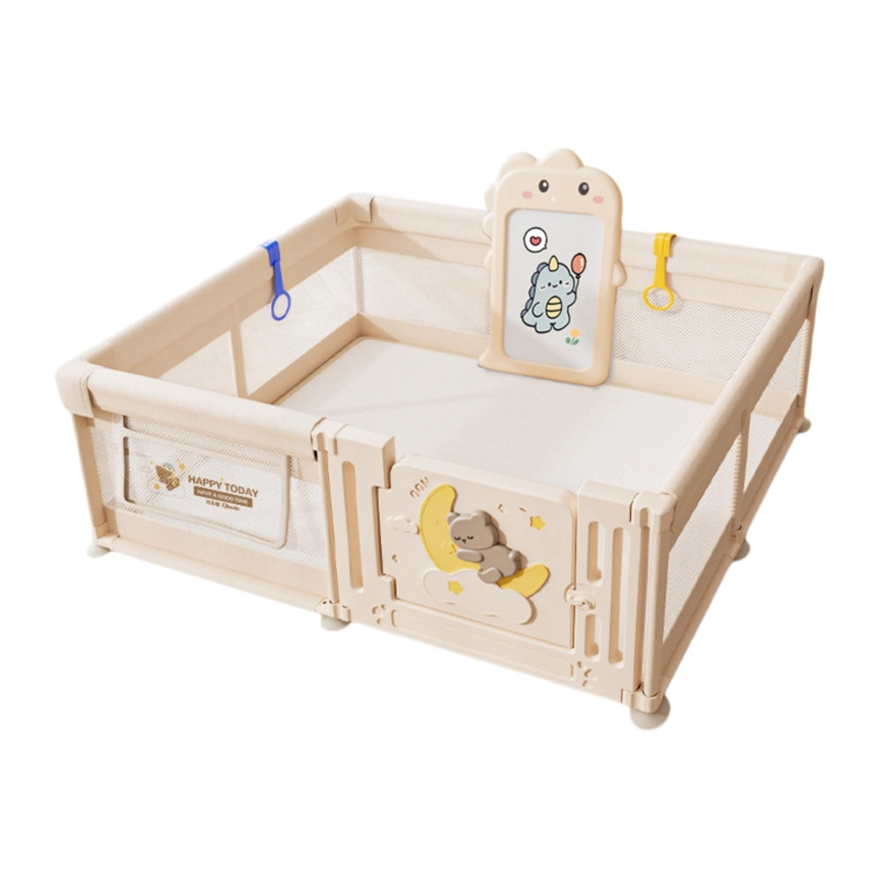 CORRAL GIMNASIO DE JUEGO BEBE  CON ALFOMBRA, PIZARRA Y ACCESORIOS INTERACTIVOS 200 OSO - 1