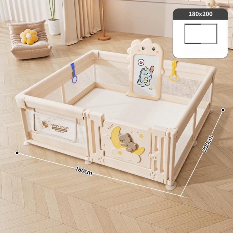 CORRAL GIMNASIO DE JUEGO BEBE  CON ALFOMBRA, PIZARRA Y ACCESORIOS INTERACTIVOS 200 OSO - 5