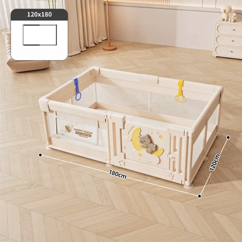 CORRAL GIMNASIO DE JUEGO BEBE  CON ALFOMBRA, PIZARRA Y ACCESORIOS INTERACTIVOS 180 OSO - 2