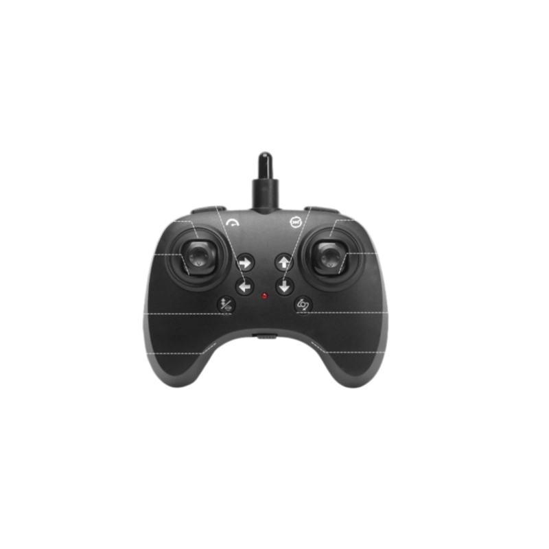 AVION DRONE JUGUETE A CONTROL REMOTO ANTI CHOQUES H23 VERDE - 2