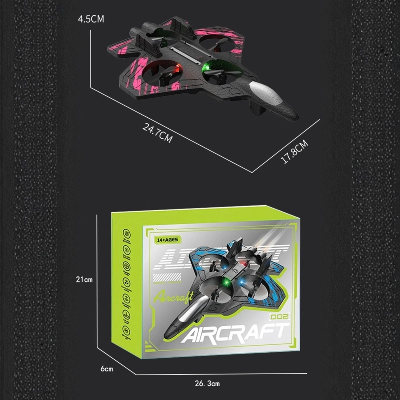 AVION DRONE JUGUETE A CONTROL REMOTO ANTI CHOQUES H2 - 4