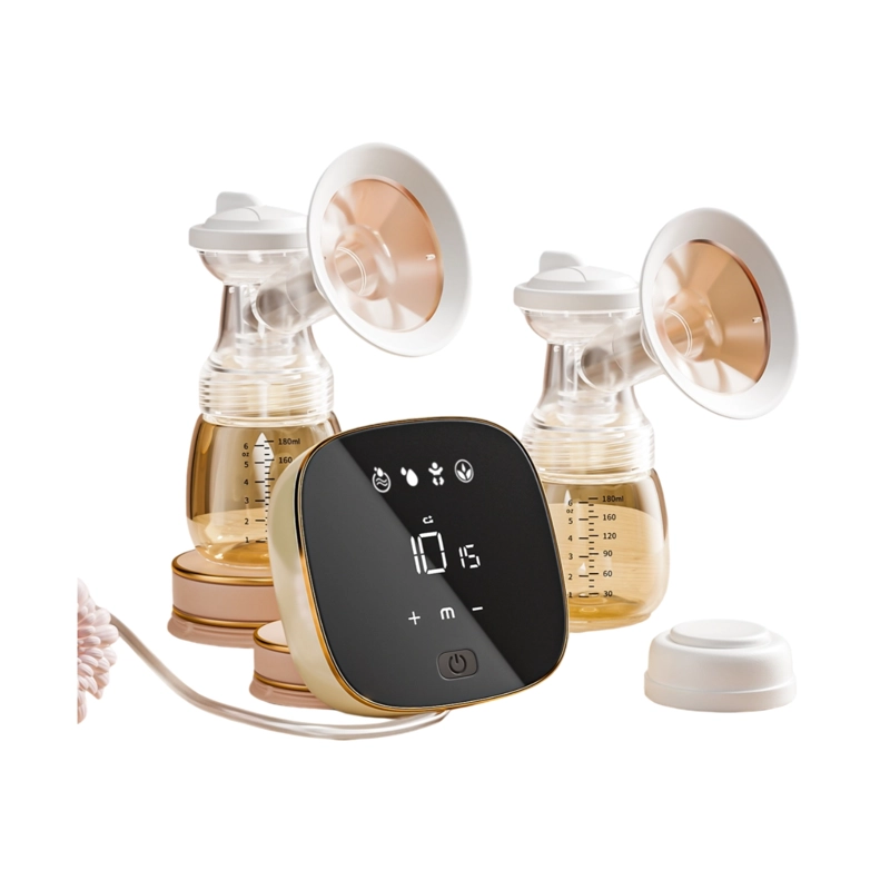 EXTRACTOR DE LECHE DOBLE PANTALLA TACTIL PANTALLA LED MAMADERAS - 1
