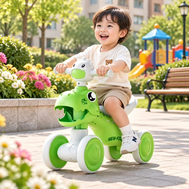 ANDADOR CORREPASILLOS CON MUSICA Y LUCES  DINO MAX VERDE - 4