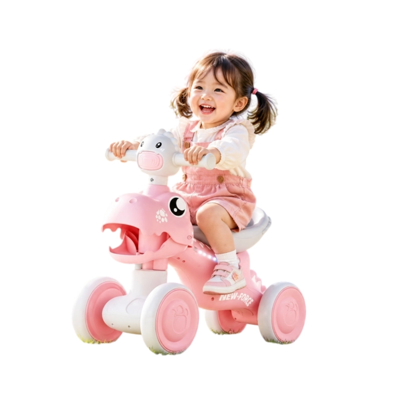 ANDADOR CORREPASILLOS CON MUSICA Y LUCES DINO MAX ROSADO - 1
