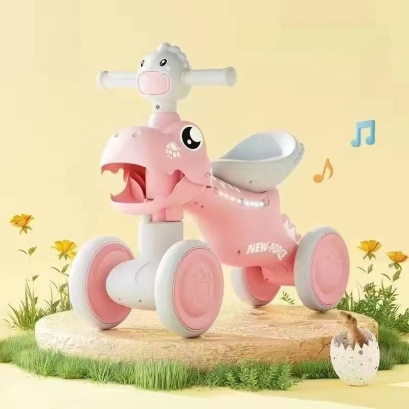 ANDADOR CORREPASILLOS CON MUSICA Y LUCES DINO MAX ROSADO - 4