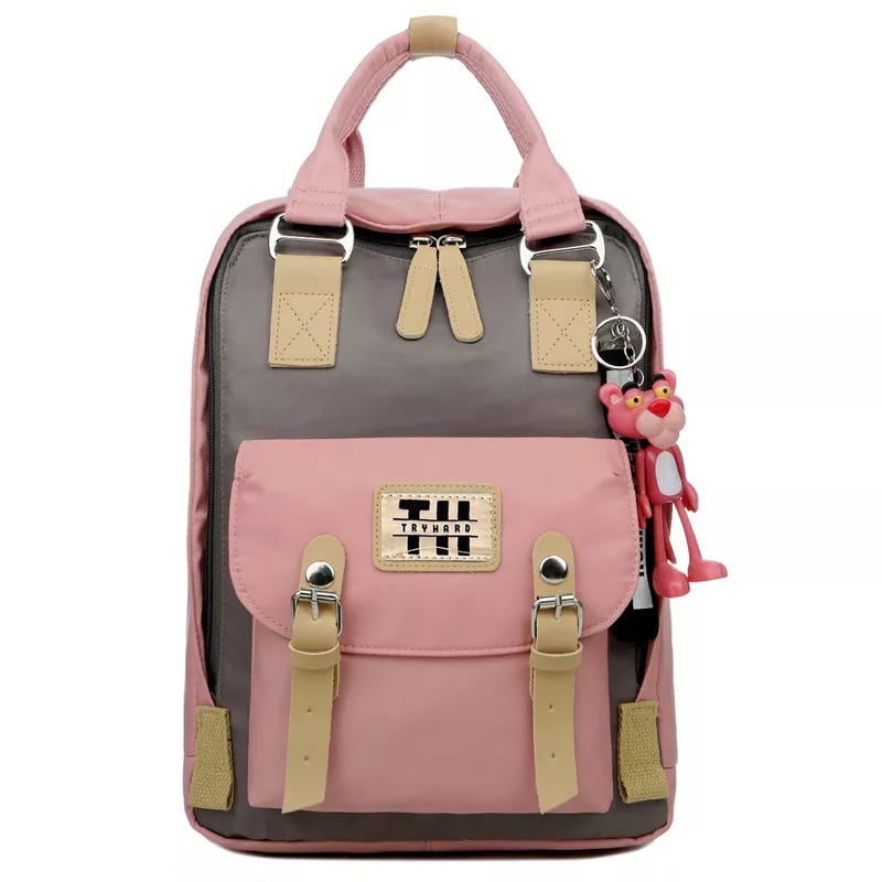MOCHILA FEMENINA DISEÑO CLÁSICO A PRUEBA DE AGUA 37 LITROS - 1