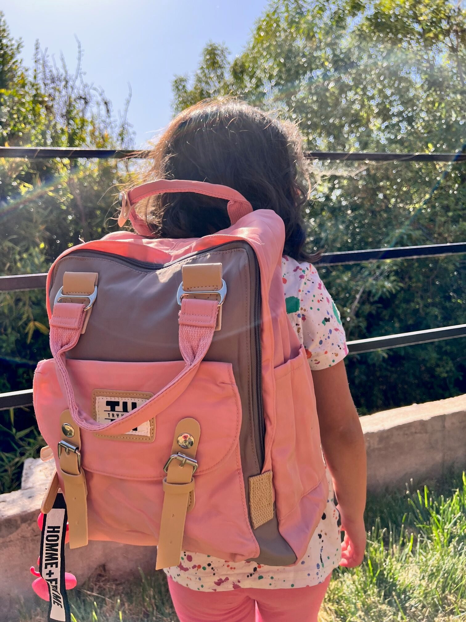 MOCHILA FEMENINA DISEÑO CLÁSICO A PRUEBA DE AGUA 37 LITROS - 4