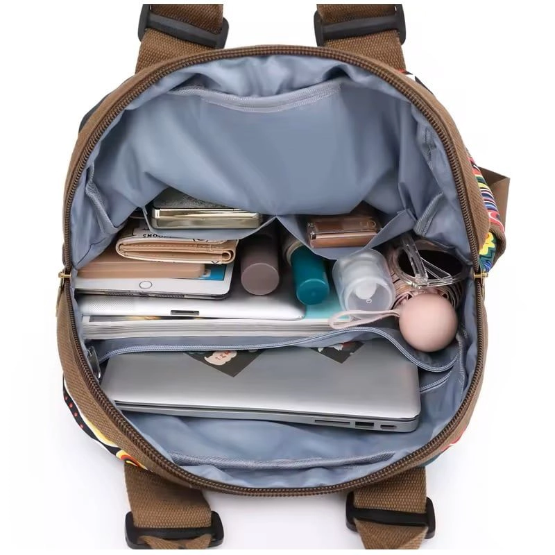 MOCHILA IDEAL VIAJES Y OFICINA ALTA CAPACIDAD Y SEGURIDAD ANTIRROBO - 3
