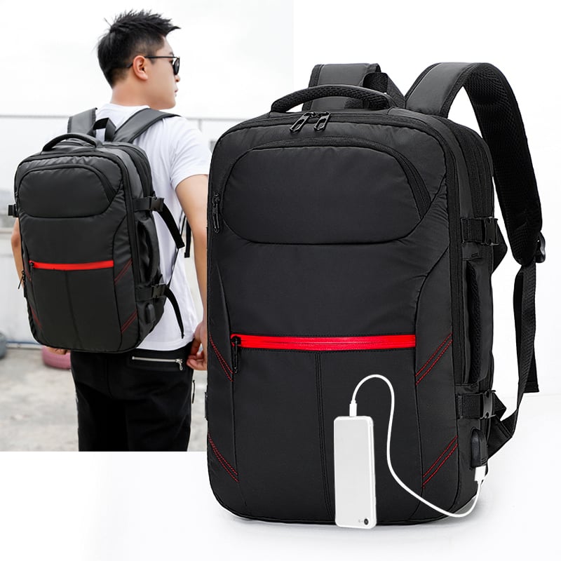 MOCHILA MULTIFUNCIONAL LAPTOP IMPERMEABLE CON PUERTO USB 39 LITROS - 1