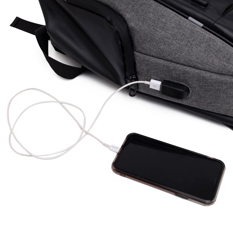 MOCHILA MULTIFUNCIONAL LAPTOP IMPERMEABLE CON PUERTO USB 35 LITROS - 8