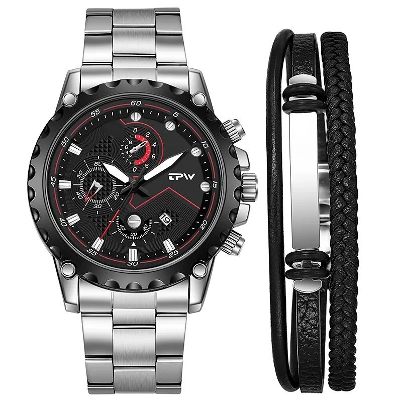 RELOJ MUJER CUARZO LUJO PERSONALIZADO ES CON INCRUSTACIONES Y PULSERA - 1