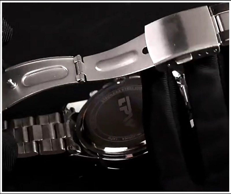 RELOJ MUJER CUARZO LUJO PERSONALIZADO ES CON INCRUSTACIONES Y PULSERA - 3