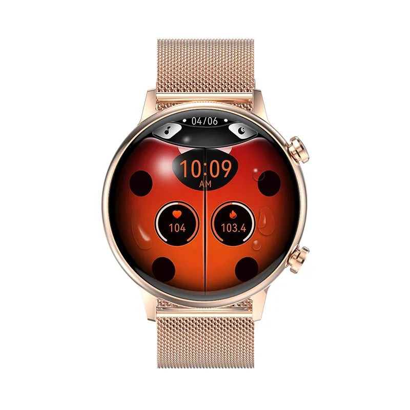 SMARTWATCH HK NEGRO PANTALLA AMOLED 2.01 MONITOR RITMO CARDÍACO - 6
