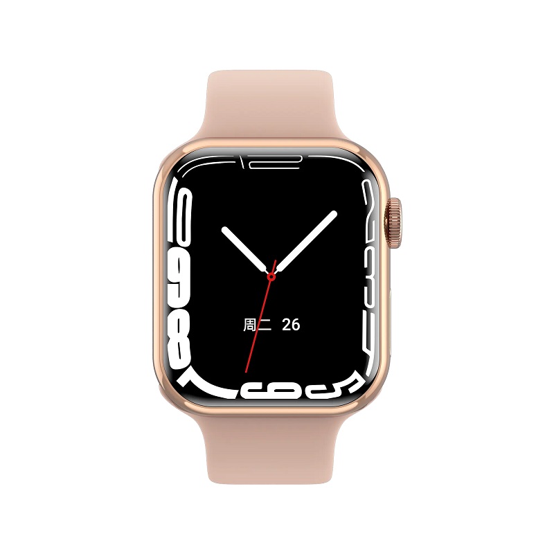 SMARTWATCH IW9 MINI ROSADO AVANZADO MONITOREO SALUD 24 7 CONEXIÓN BT 5 - 4